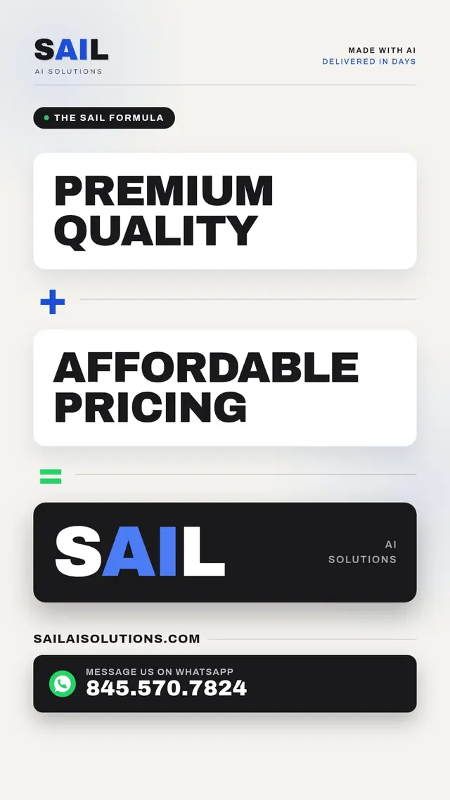 Premium quality plus affordable pricing formula status post